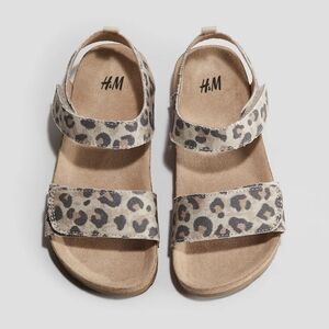 H&M Kids Leopard Print Sandals